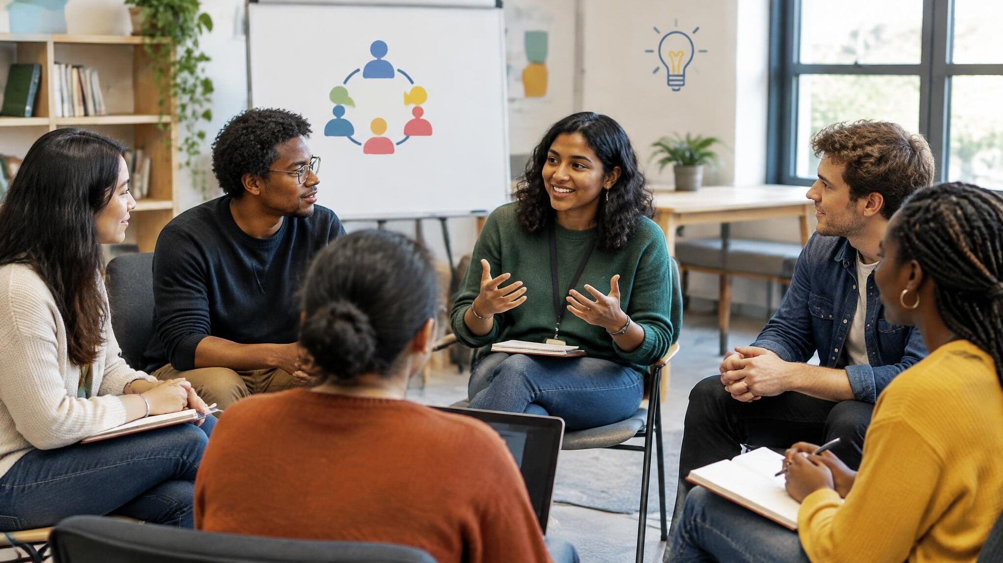 group discussion session