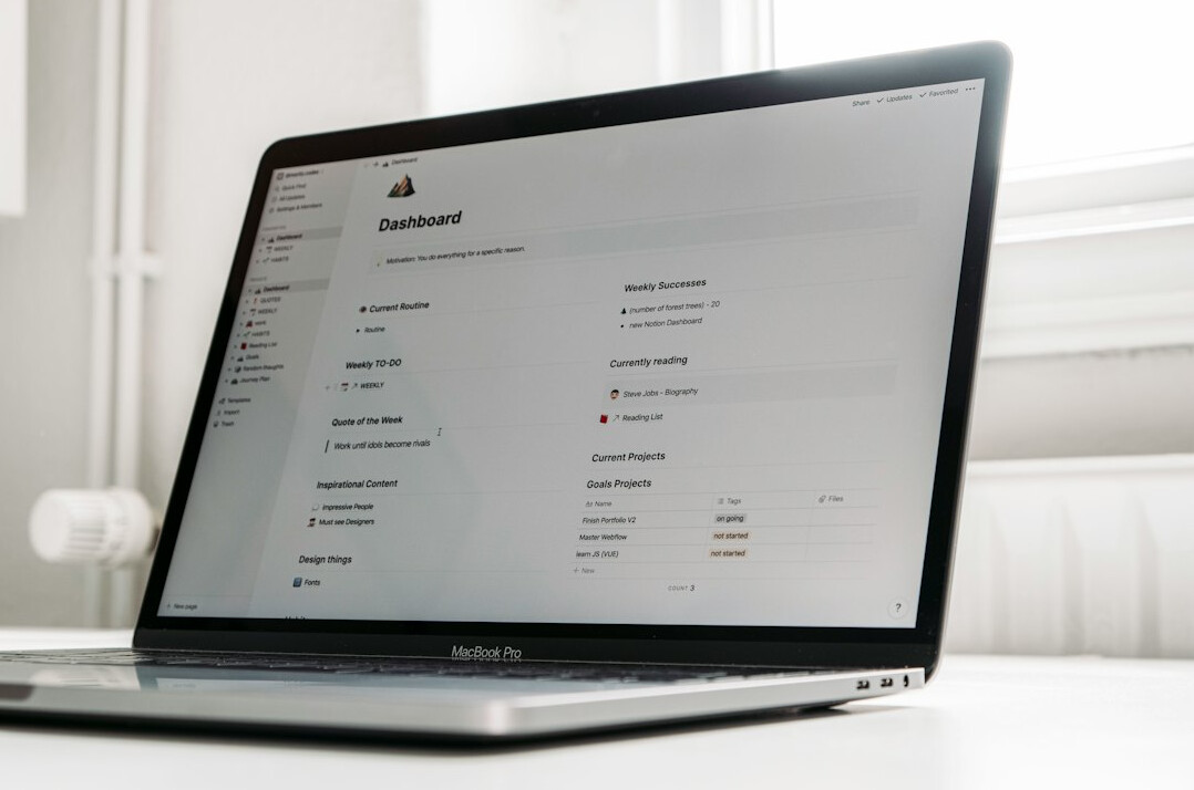 online course platform dashboard